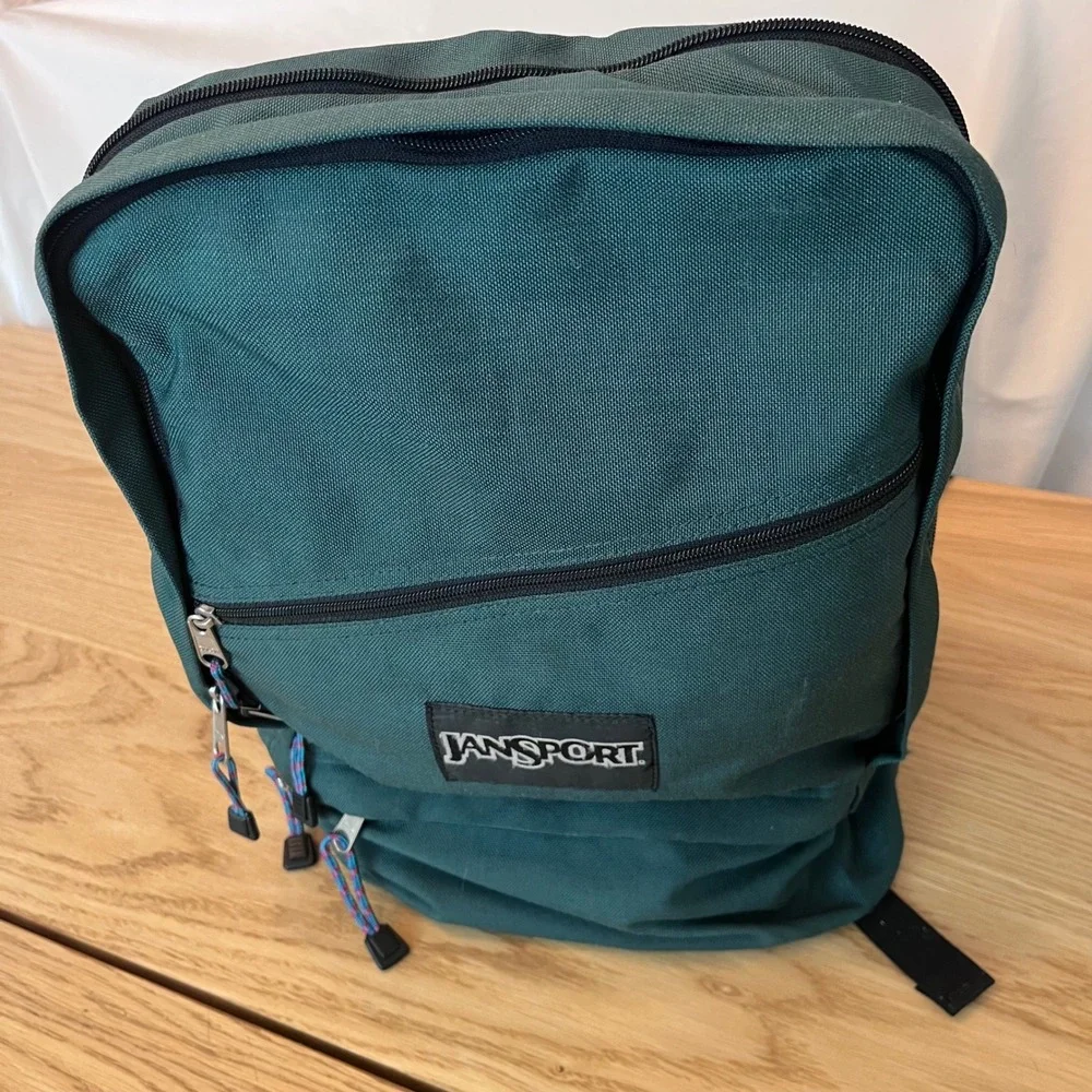 JanSport Vintage 90s Cargo Green Backpack Attachment One Size Gorpcore Retro Bag